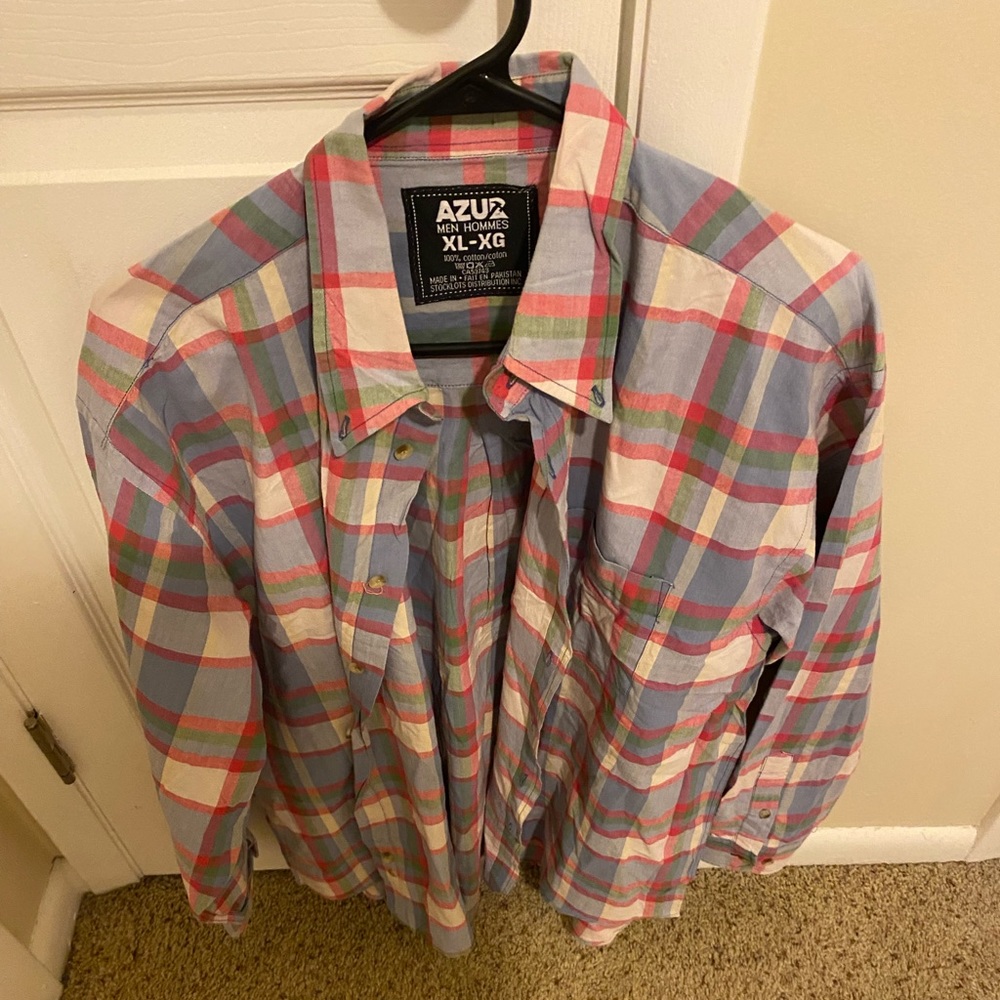 vintage button down long sleeve shirt